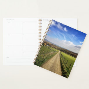 Farms English Countryside Dirt Road