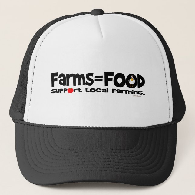 Farms=Food Truckerkappe (Vorderseite)