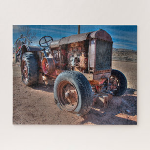 Farms Rusty Antique Tractor