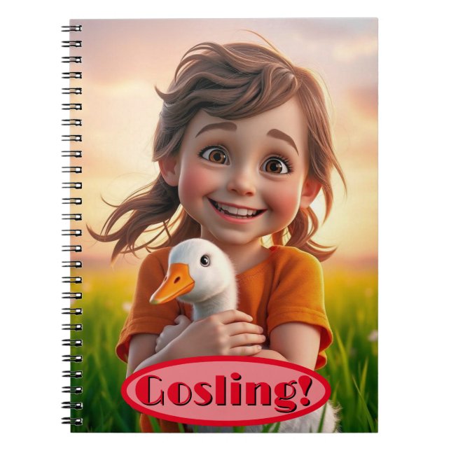 Farmyard Chums Gosling Notebook Notizblock (Vorderseite)