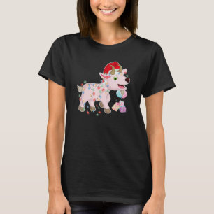 Farmzone Schwarze Ziege Weihnachten Weihnachten We T-Shirt