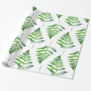 Farnblätter-Muster Geschenkpapier