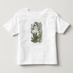 Farne, Brombeersträucher und Blumen Kleinkind T-shirt