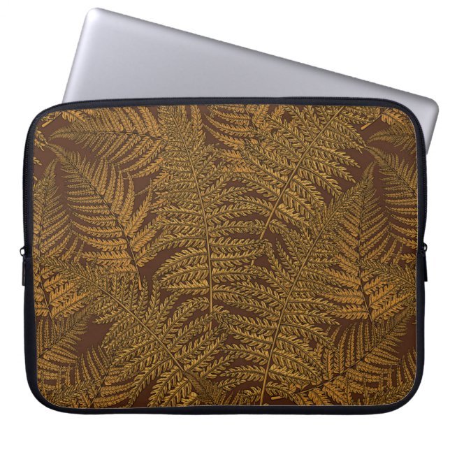 Farnfarn Laptopschutzhülle (Vorderseite)