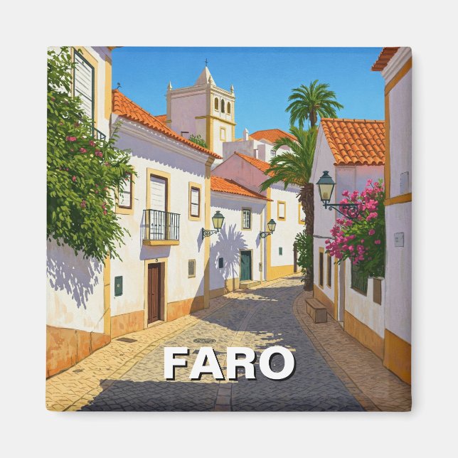 Faro Algarve Magnet (Vorne)