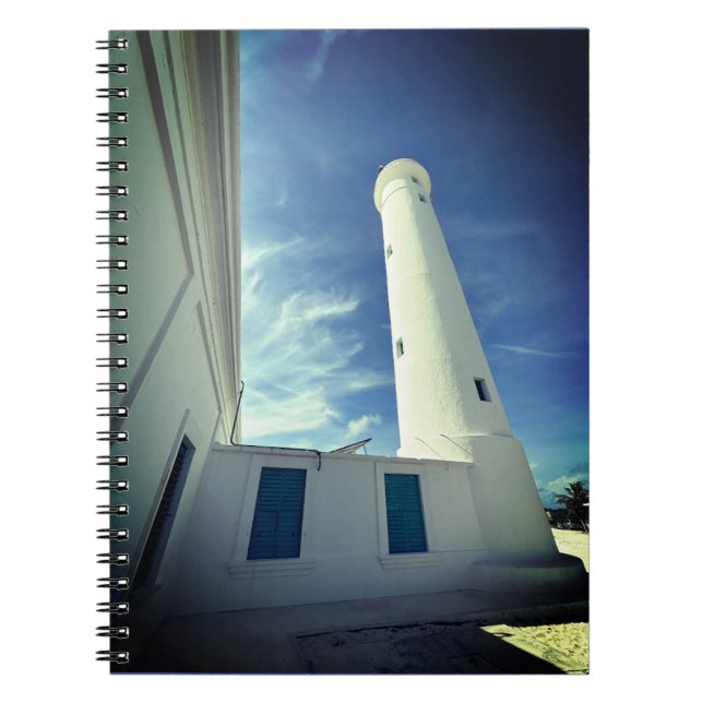 Faro de Punta Celarayn Cozumel Lighthouse Notebook Notizblock (Vorderseite)