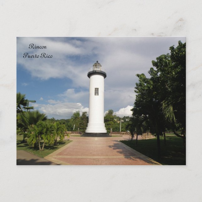 Faro de Rincon Puerto Rico Postkarte (Vorderseite)