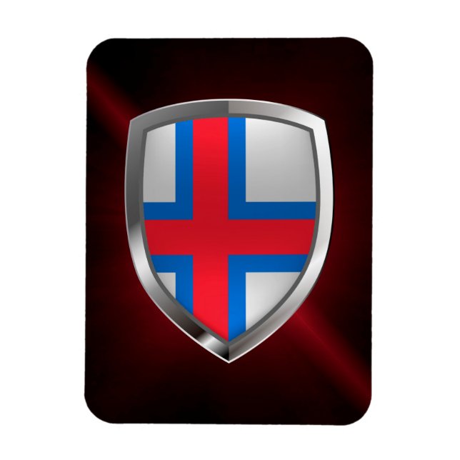 Färöer-Emblem Magnet (Vertikal)