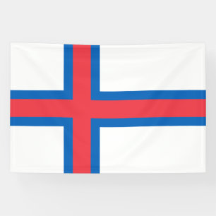 Färöer-Flagge Banner