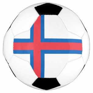 Färöer-Flagge Fußball