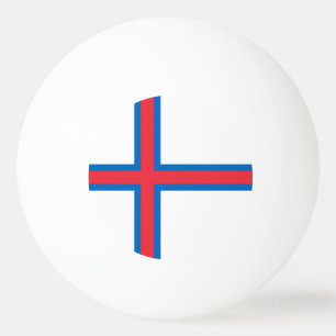 Färöer-Flagge Tischtennisball