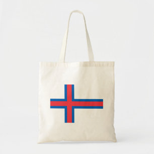 Färöer-Flagge Tragetasche
