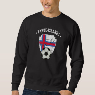 Färöer Fußballfahne Fußball Färöer Preis R Sweatshirt