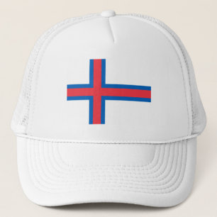 Färöer-Inseln-Flagge Truckerkappe