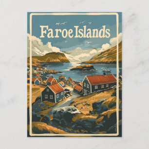 Färöer-Inseln Postkarte