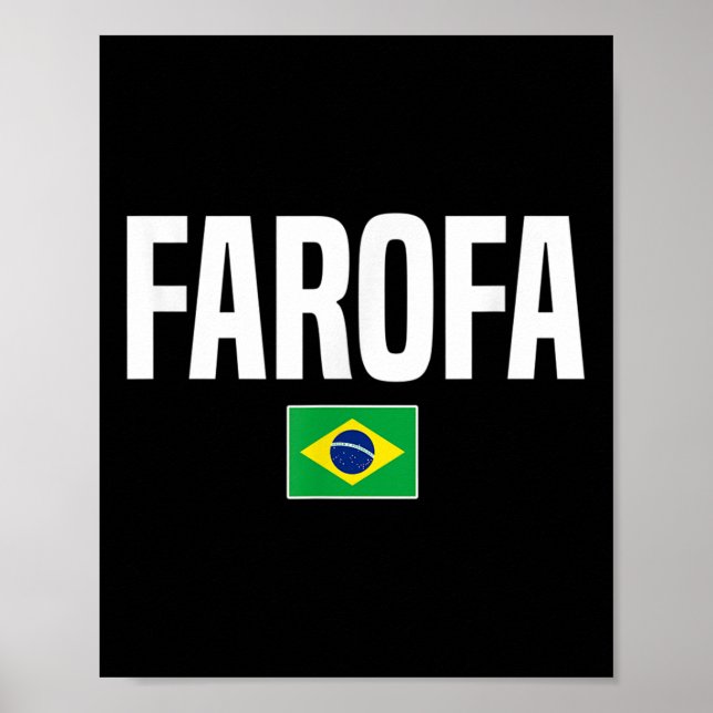 Farofa Brasilien Poster (Vorne)