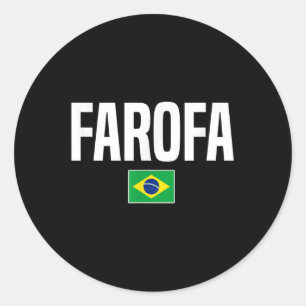Farofa Brasilien Runder Aufkleber
