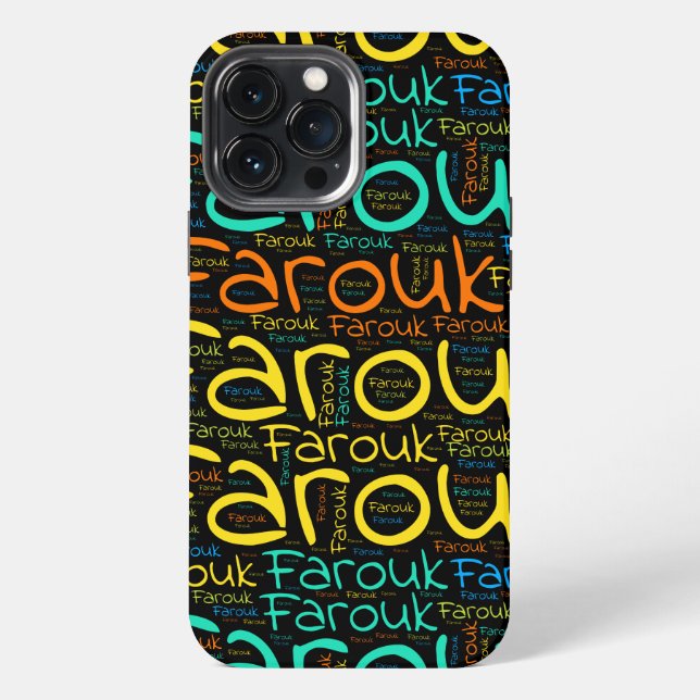 Farouk iPhone 13 Pro Max Hülle (Rückseite)