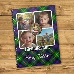 Farquharson-Familien-Fotocollage Notizblock
