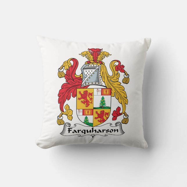 Farquharson Familienwappen Kissen (Vorderseite)
