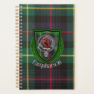 Farquharson schottischer Clan-Tartan und -Wappen Planer