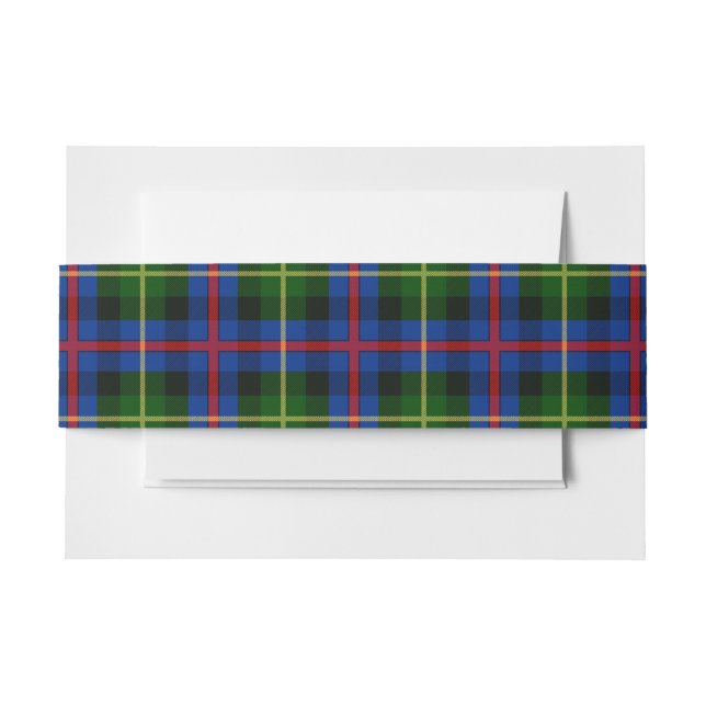 Farquharson Scottish Tartan Belly Band (Vorderseite Beispiel)