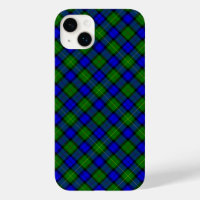 Farquharson tartan blau grün kariert
