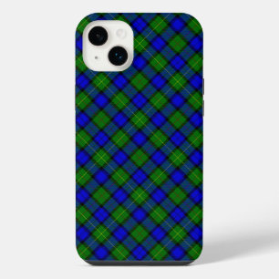 Farquharson tartan blau grün kariert iPhone 14 plus hülle
