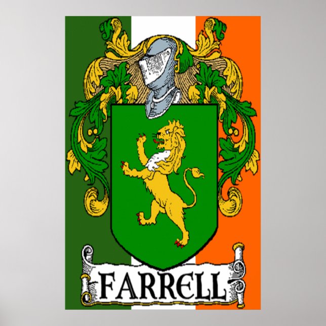 Farrell Coat of Arms Print Poster (Vorne)