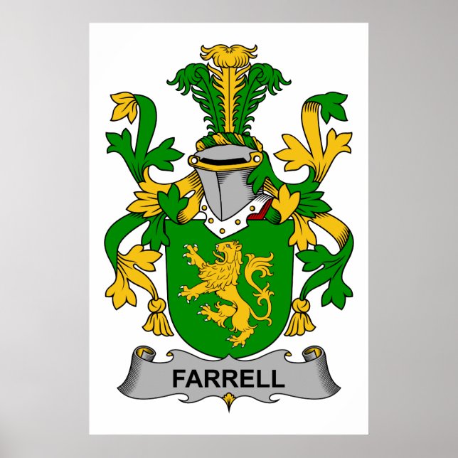 Farrell Familienwappen Poster (Vorne)