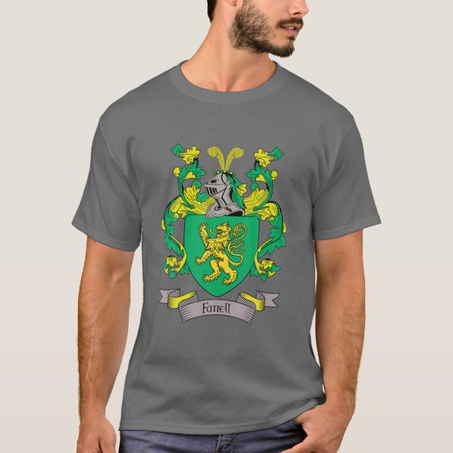 Farrell-Wappen | Farrell Familienname Cres T-Shirt (Vorderseite)