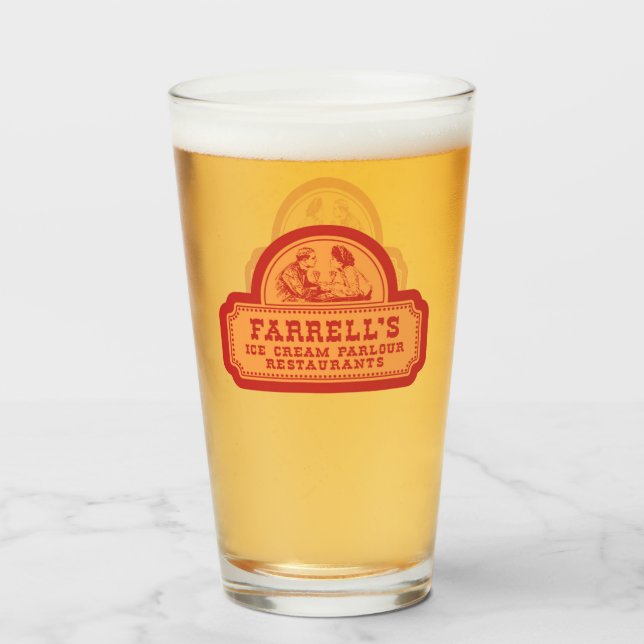 Farrell's Ice Cream Parlor of Illinois Glas (Rückseite (gefüllt))
