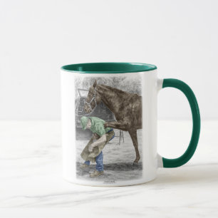 Farrier Blacksmith Shoeing Horse Tasse