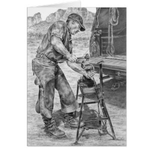 Farrier/forgeron Dessin de Kelli Swan