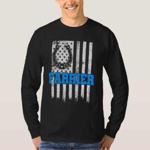 Farrier Horseshoe Hoof Trimming Equine Shooting 3 T-Shirt