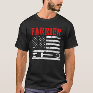 Farrier Horseshoe Hoof Trimming Equine Shooting 9 T-Shirt