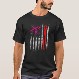 Farrier Horseshoe Hoof Trimming Equine Shooting T-Shirt