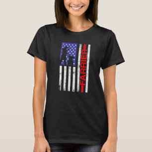 Farrier Horseshoe Hoof Trimming Equine Shooting T-Shirt