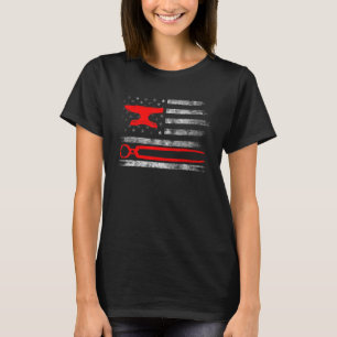 Farrier Horseshoe Hoof Trimming Equine Shooting T-Shirt