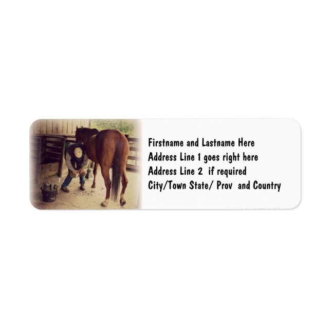 Farrier - Schönes Foto Hoof Trim (Vorne)