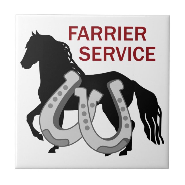 Farrier Service Fliese (Vorderseite)