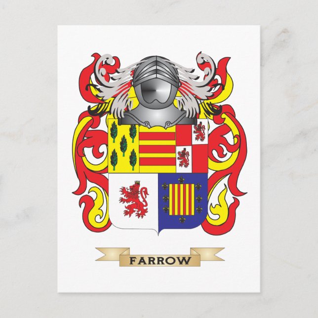 Farrow-Wappen Postkarte (Vorderseite)