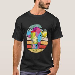 Färse Kuh Vintage Kuh Bauer Landwirt Tier Mama T-Shirt