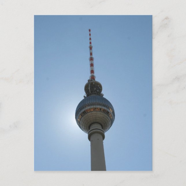 Farshturm berlin blau postkarte (Vorderseite)