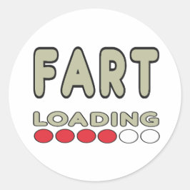 Fart Loading Runder Aufkleber