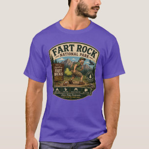Fart Rock Nationalpark Lustiger Camping-Humor T-Shirt