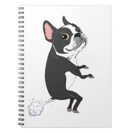 Farting Boston Terrier - still, aber tödlich Notizblock