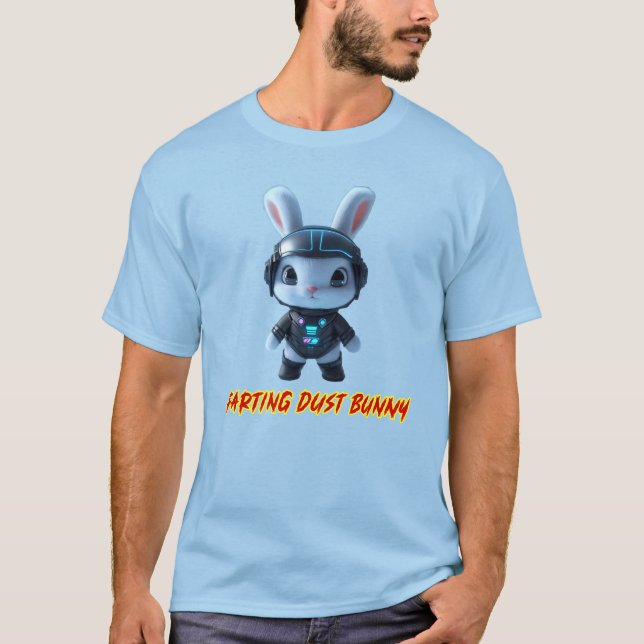 Farting Dust Bunny  T-Shirt (Vorderseite)