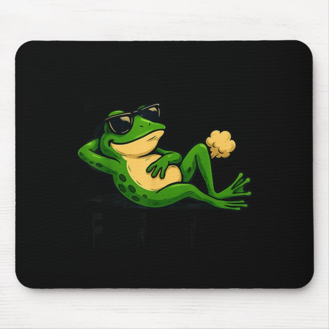 Farting I Sometimes Frog Just Club Mousepad (Vorne)
