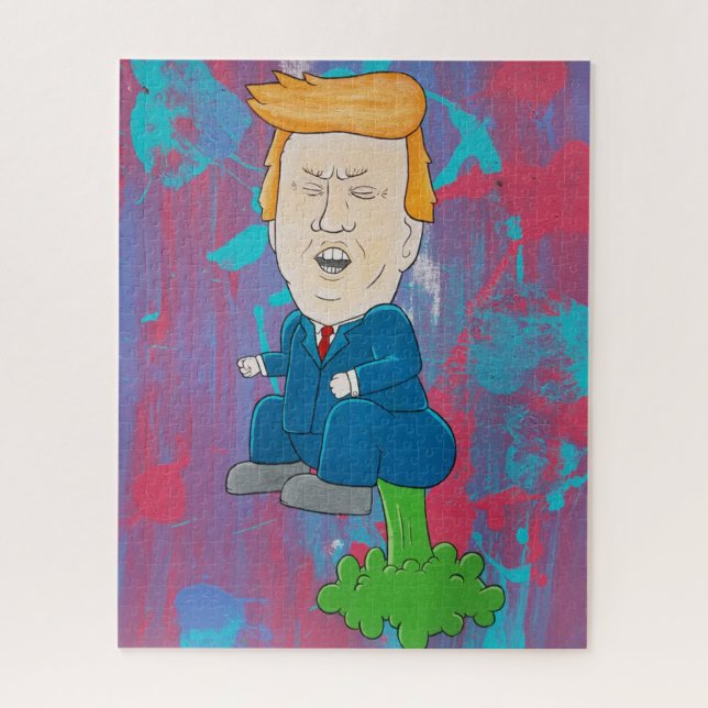 Farting Trumpf-Puzzlespiel (Vertikal)